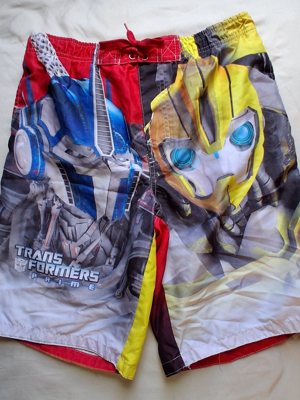 Transformers Prime Boy's Character Swim Trunks Boy's Size L (10-12) - Picture 2 of 7